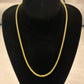 Sleek Gold Box Chain Necklace