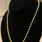 Elegant Twisted Rope Gold Chain Necklace