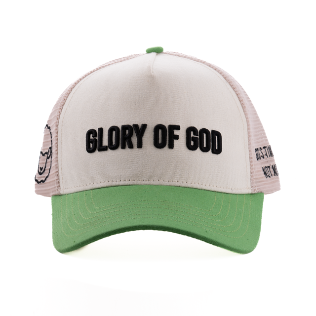 Glory Of God trucker hat - Green