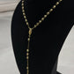 Devotional 14k Pure Gold Rosary Necklace