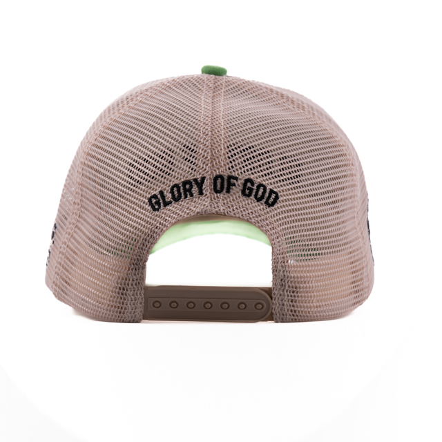 Glory Of God trucker hat - Green