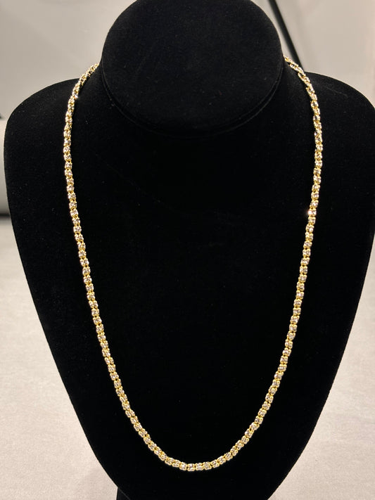 Luxe Gold Box Chain Necklace