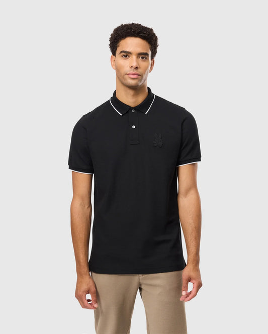 MENS KINGSTON PIQUE POLO SHIRT NAVY