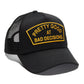 "BAD DECISIONS" MESH BACK TRUCKER HAT IN BLACK