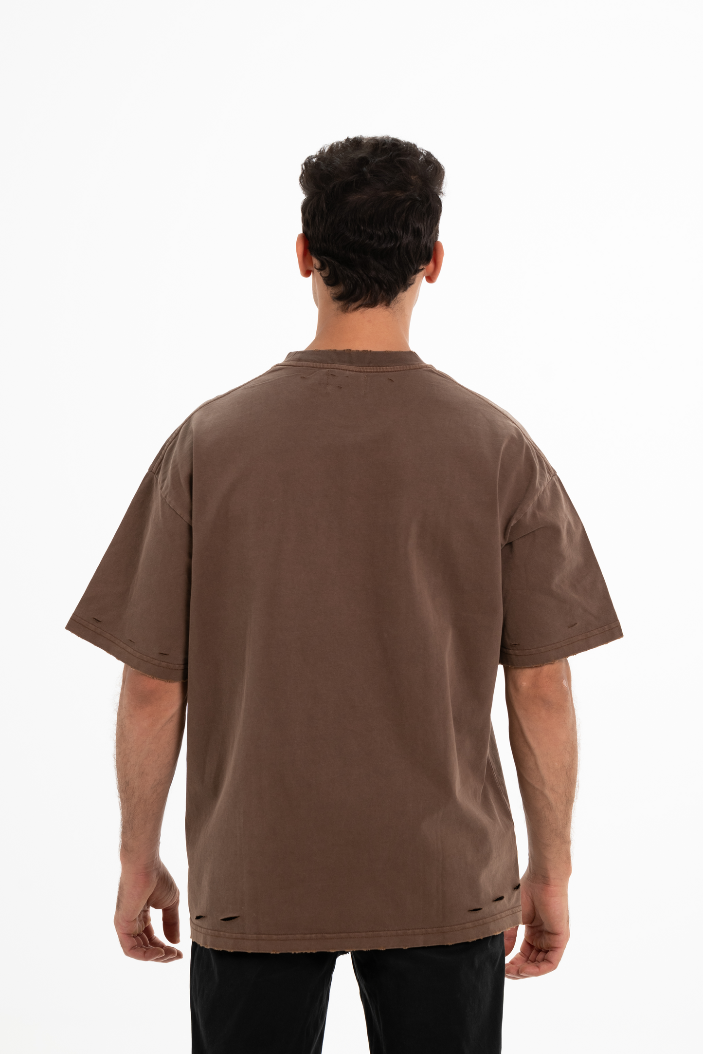 Glory Of God oversized t-shirt - Brown