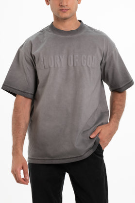 Glory Of God oversized t-shirt - Grey