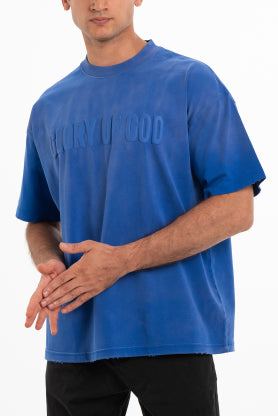 Glory Of God oversized t-shirt - Blue