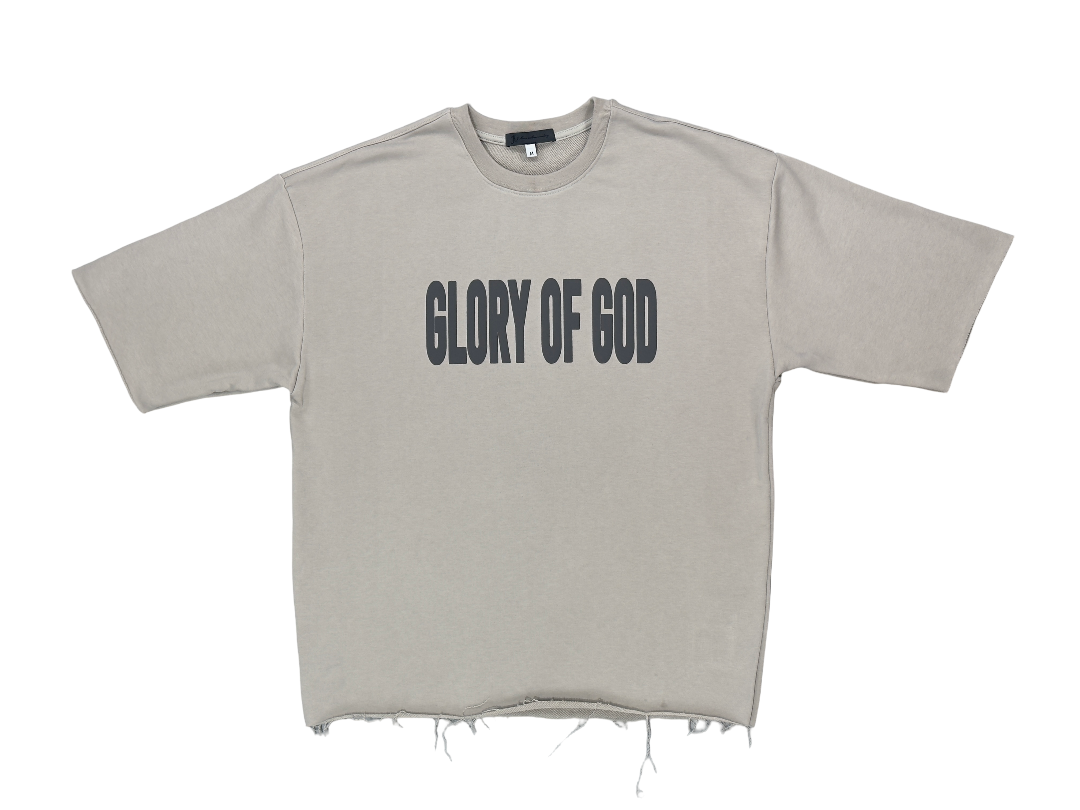 Glory of God T-Shirt - Dark Grey with Black Font