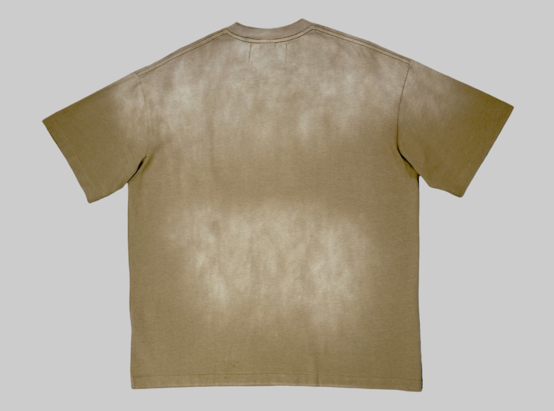 Glory of God Oversized Half Sleeve T-Shirt - Ultra-Soft Cotton in Elegant Light Brown